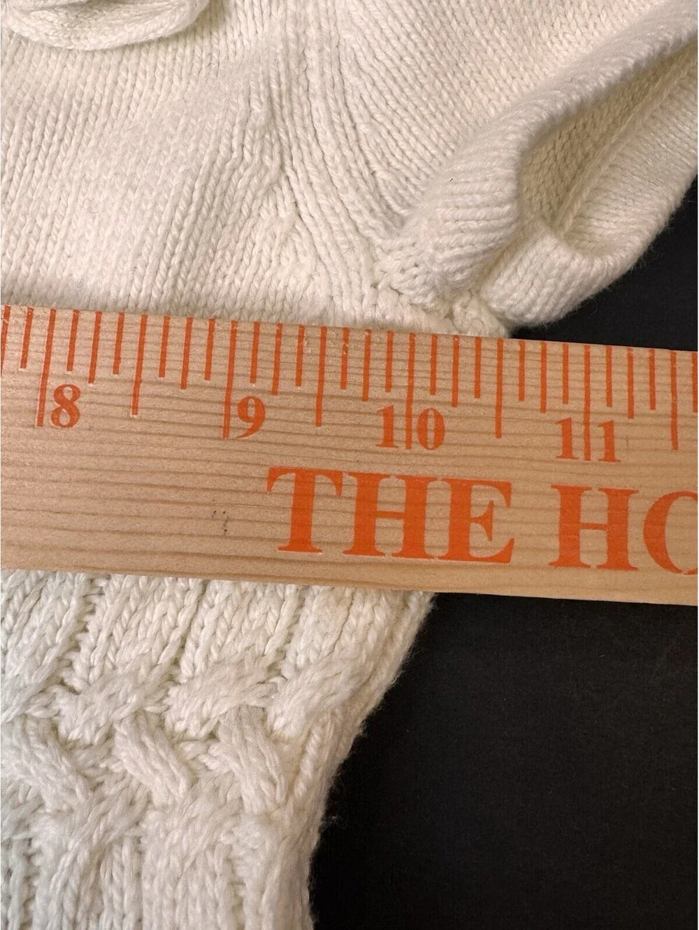 Gymboree Cable Knit Sweater Dress Ivory Girls Sz 4 Fur collar cap sleeve